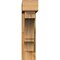 Ekena Millwork Balboa Block Rough Sawn Bracket w/ Offset Brace, Western Red Cedar, 6"W x 24"D x 24"H BKT0604X24X24BOA05RWR - alternate 3